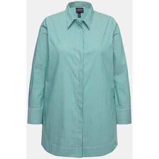 Ulla Popken Camicia a righe Collo camicia Maniche lunghe  