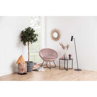 mutoni Lounge chair Bol poussiéreux rose  