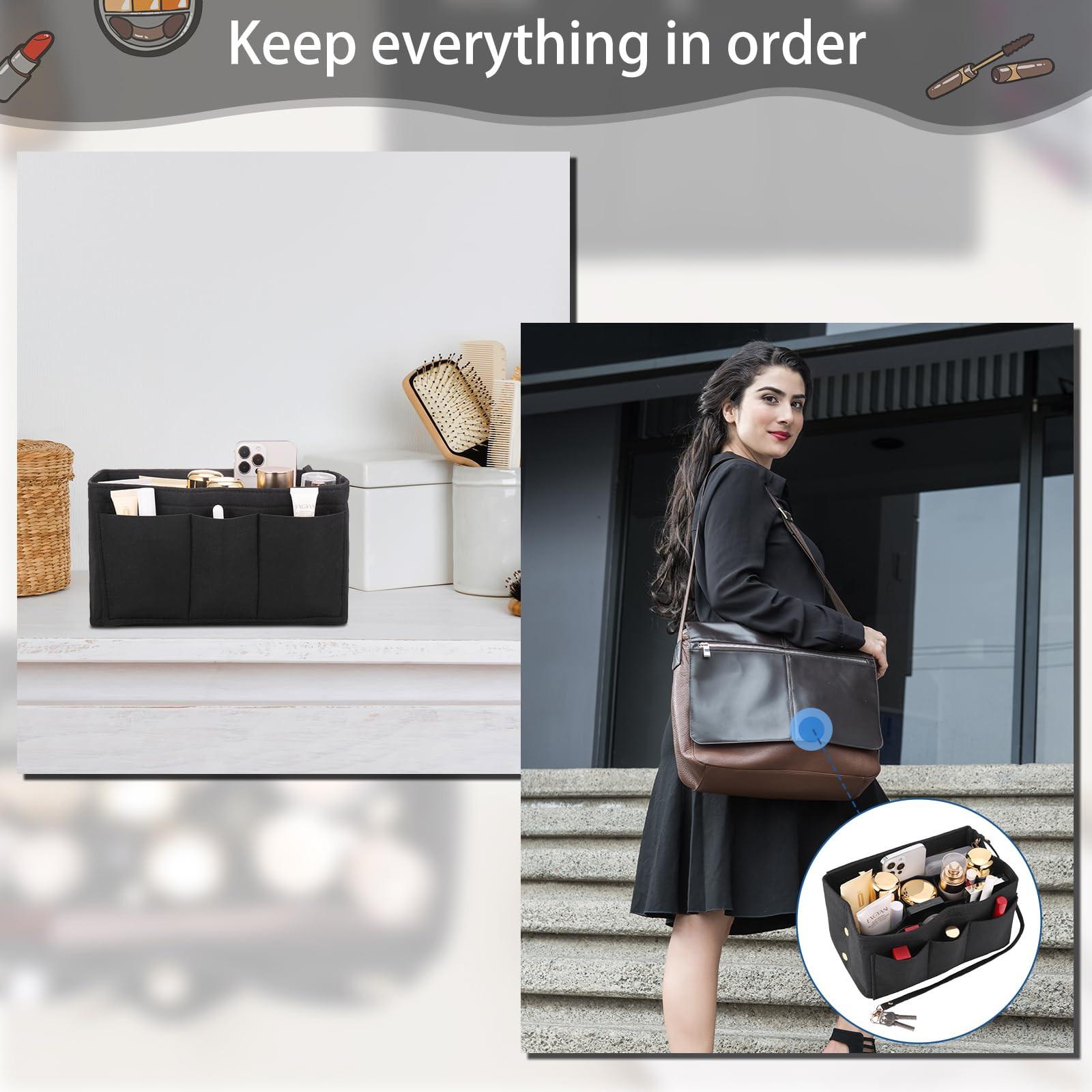 Alopini  Handtaschen-Organisator, Filz-Taschen-Organisator, Tasche in Tasche-Organisator, Taschen-Organisator Shopper 