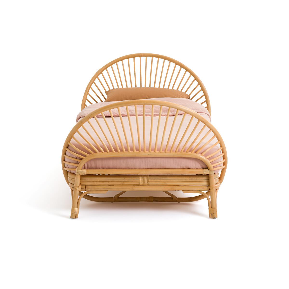 La Redoute Intérieurs Lit et sommier en rotin  