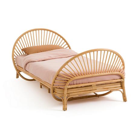 La Redoute Intérieurs Lit et sommier en rotin  