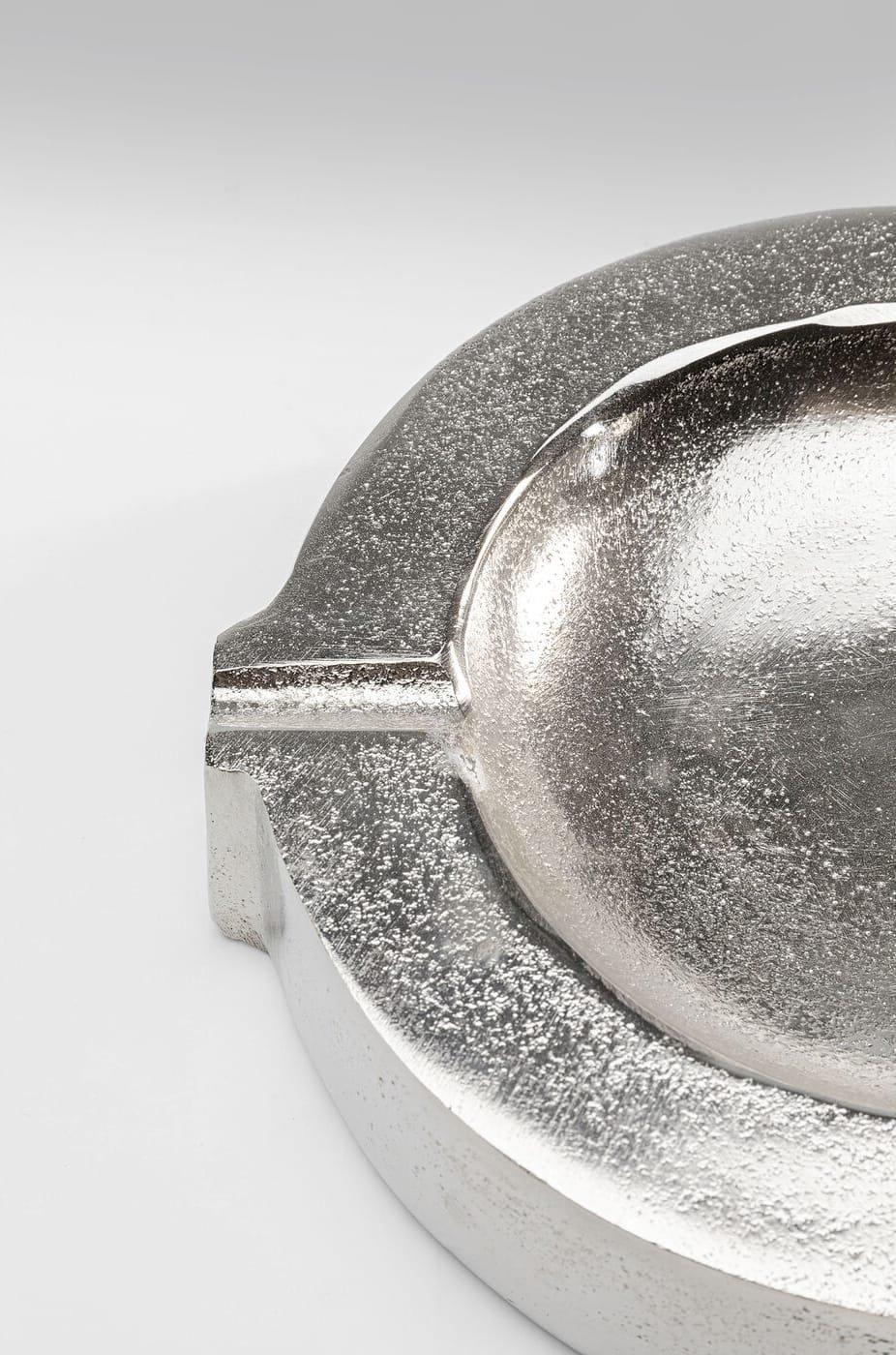 KARE Design Posacenere Classic Alu argento tondo 20  