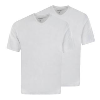 hajo V-Ausschnitt T-Shirt 2er Pack Regular Fit  