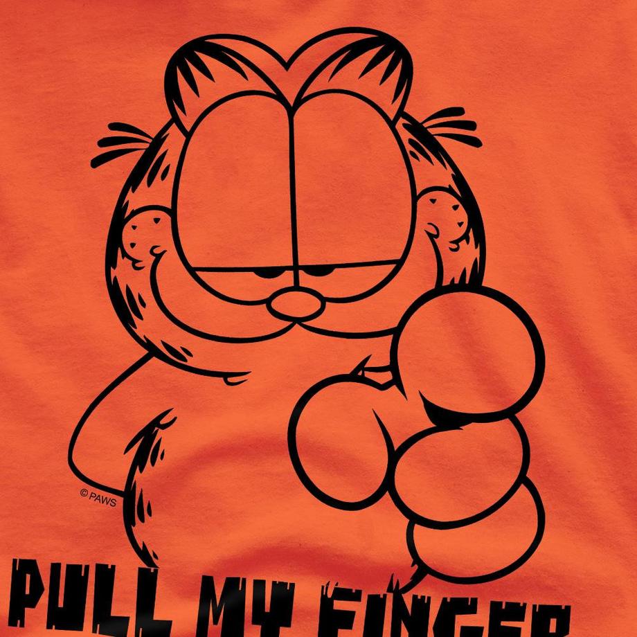 Garfield  Pull My Finger Maglietta 