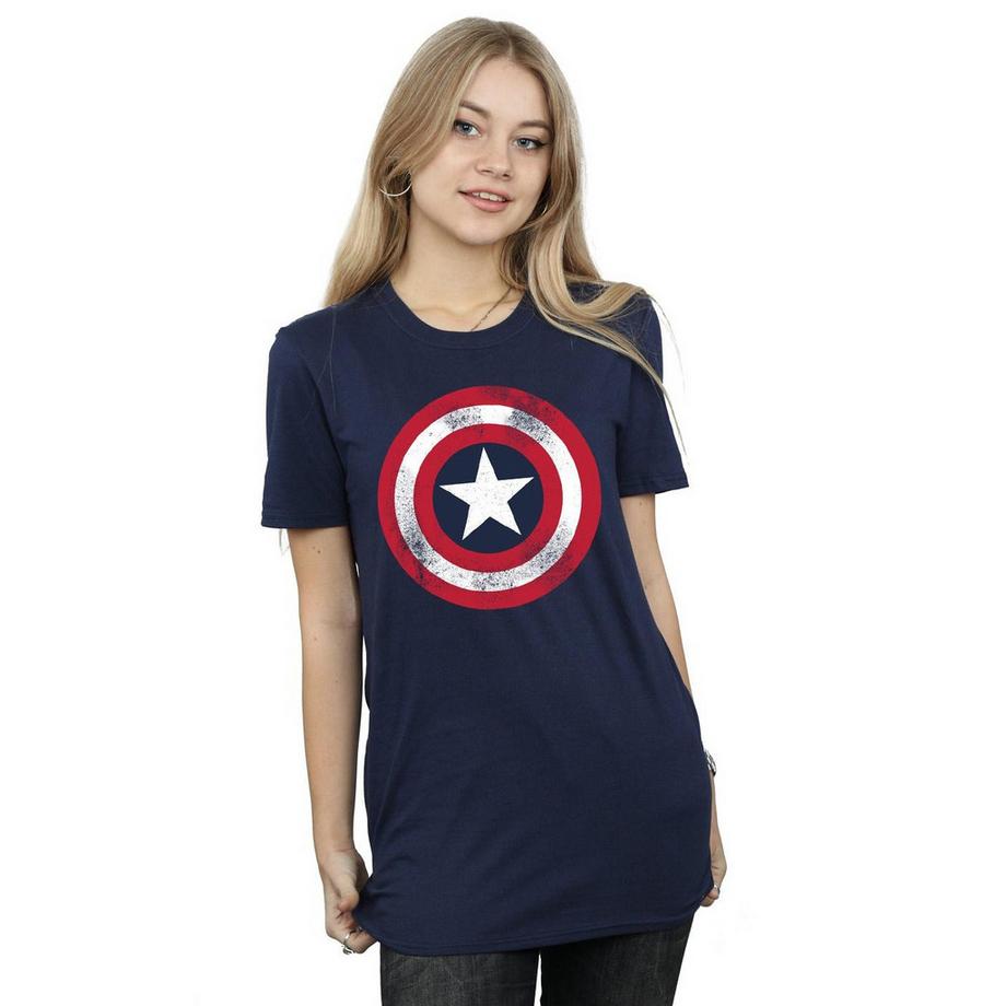 MARVEL Captain America Shield Bedrucktes T-Shirt  