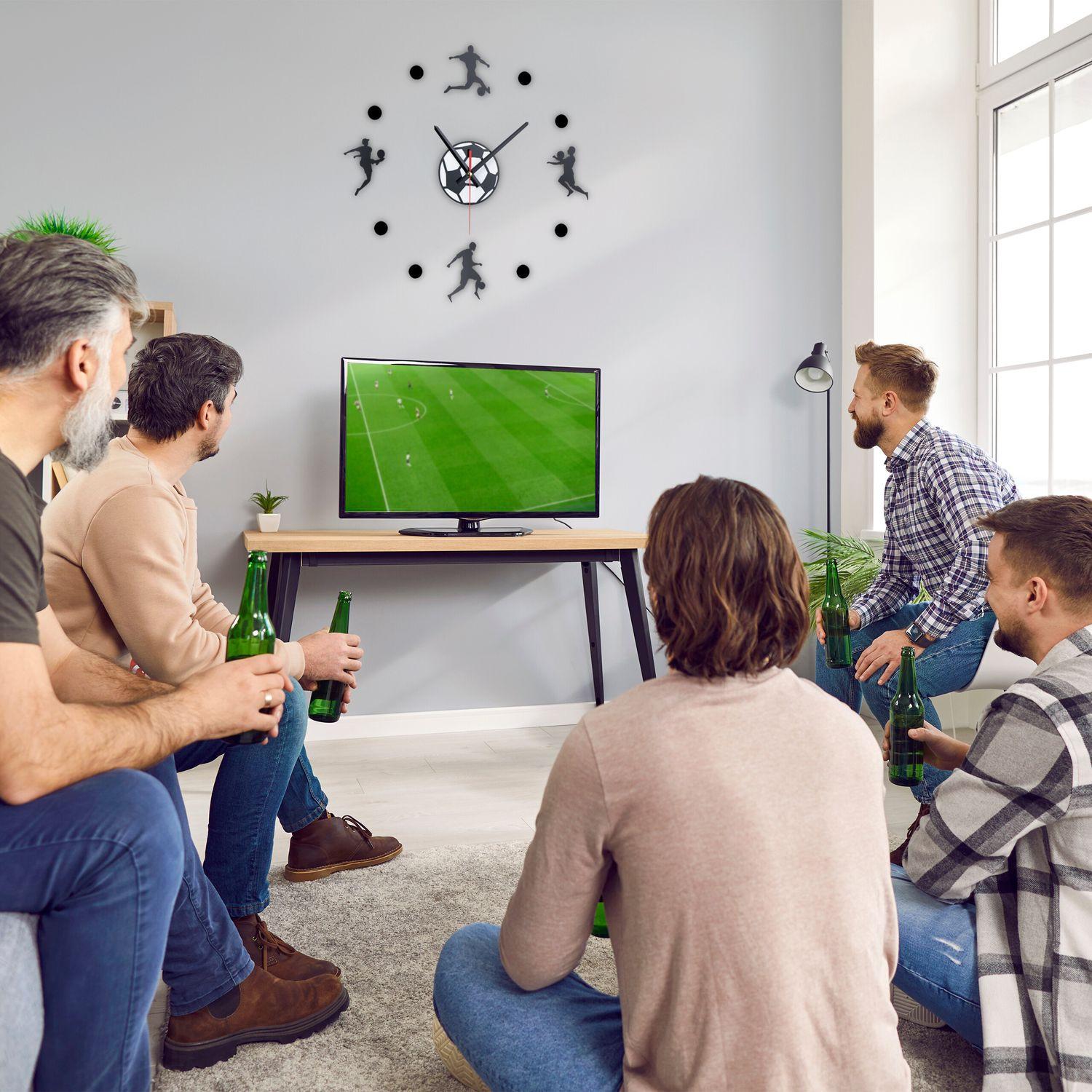 Northix Horloge murale DIY « Football »  