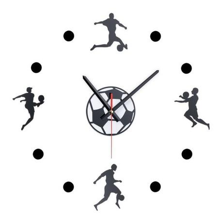 Northix Horloge murale DIY « Football »  