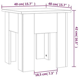 VidaXL Couchtisch holzwerkstoff  