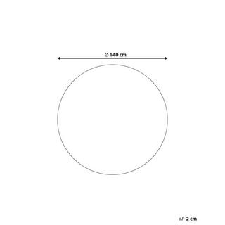 Beliani Teppich aus Kuhfell Glamourös BERGAMA  