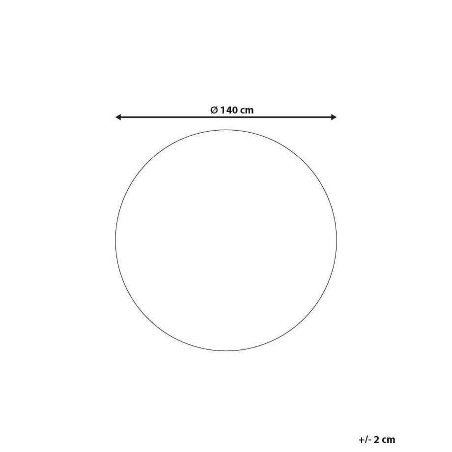 Beliani Tapis en Peau de vache Glamour BERGAMA  