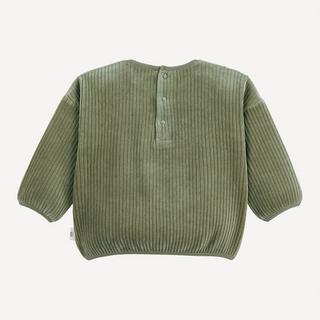 La Redoute Collections  Sweatshirt mit Druckknöpfen aus Samt 