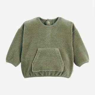 La Redoute Collections  Sweatshirt mit Druckknöpfen aus Samt 