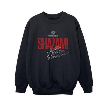 Shazam Fury Of The Gods Super Hero Checklist Sweatshirt