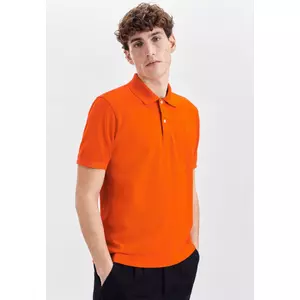 Polo-Shirt Regular Fit Kurzarm Uni