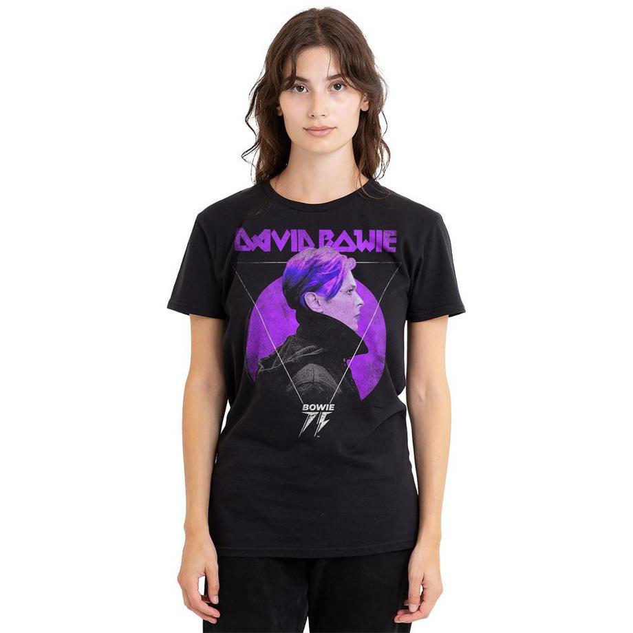 David Bowie T-Shirt Stampa Grafica  