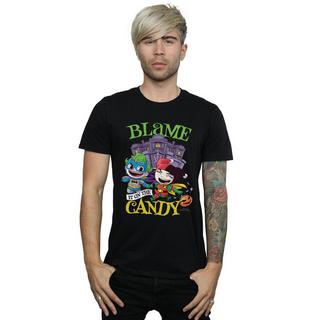 DC COMICS  Tshirt SUPER FRIENDS BLAME IT ON THE CANDY 