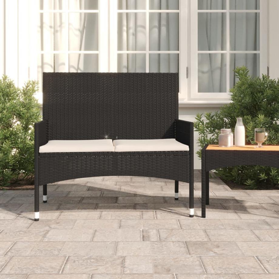 VidaXL Gartenbank poly-rattan  