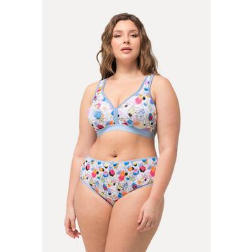 Reggiseno minimizer senza ferretto con stampa colorata e coppa C-D