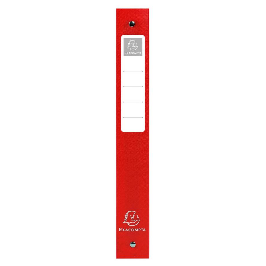 Exacompta Raccoglitore polipropilene Opak con etichetta sul dorso - 4 anelli 30mm - A4 maxi - x 10  