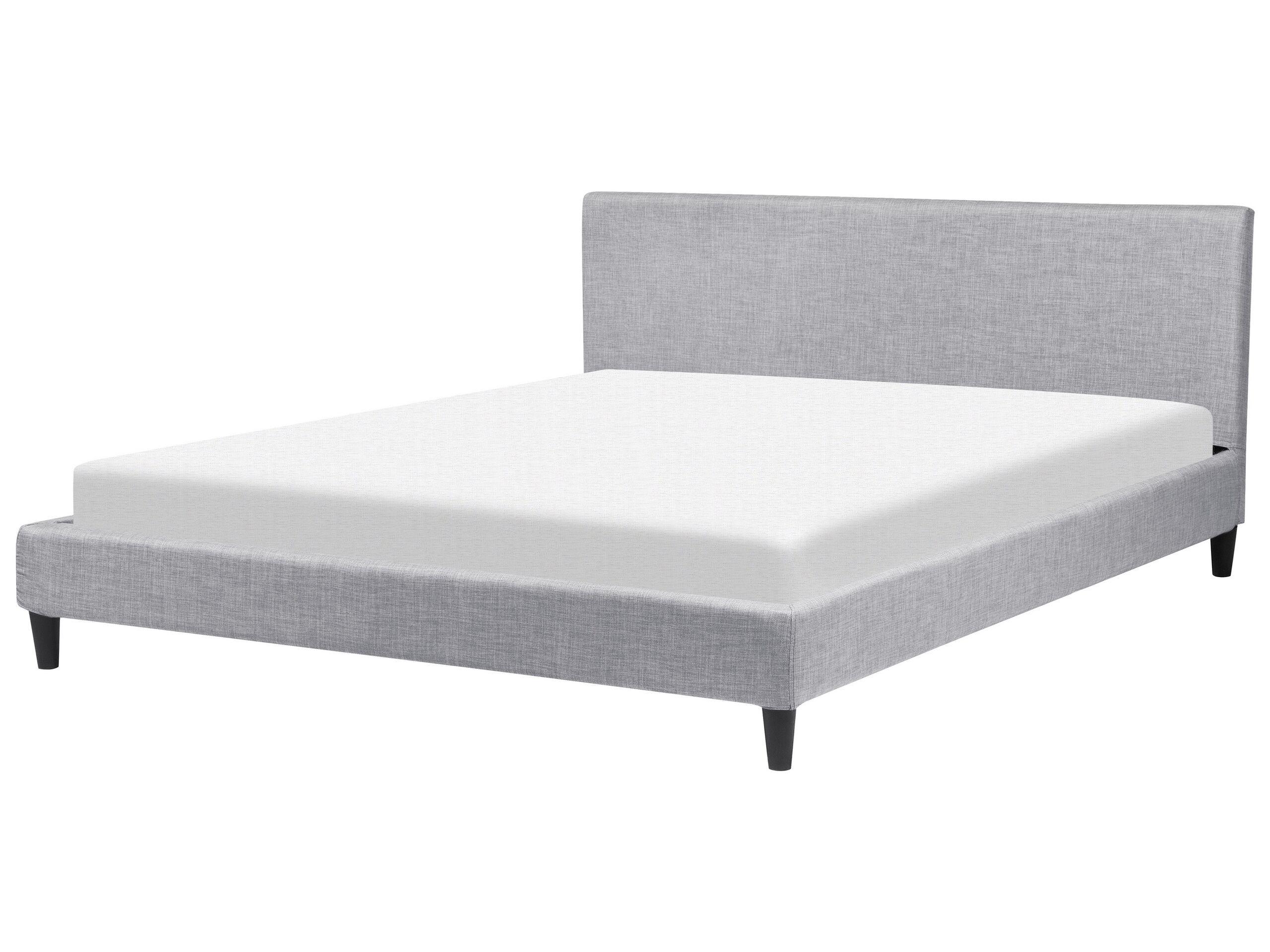 Beliani Bett mit Lattenrost aus Polyester Modern FITOU  