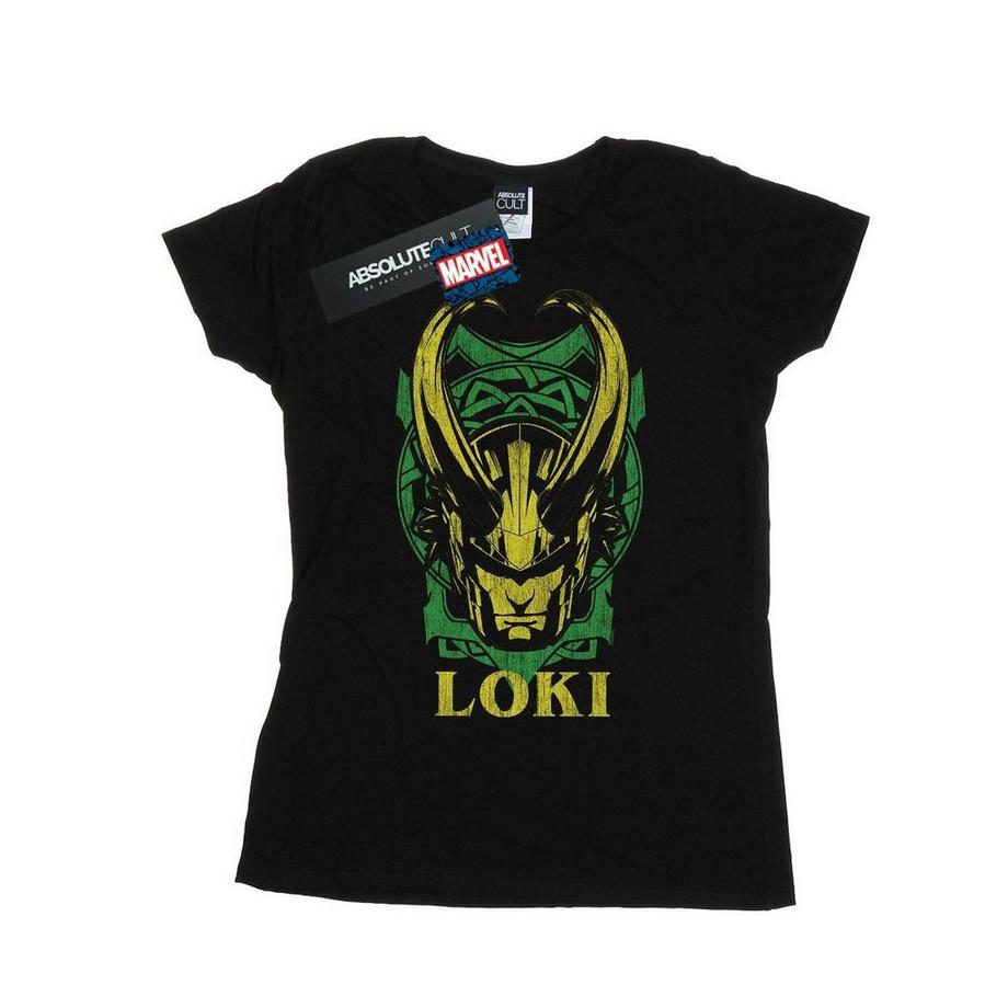 MARVEL Loki Helm Grafikdruck T-Shirt  