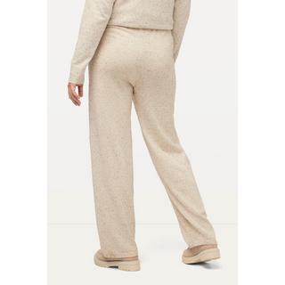 Ulla Popken Rose Strickhose weites Bein Elastikbund  