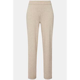 Ulla Popken Rose Strickhose weites Bein Elastikbund  