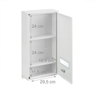 Northix Armadietto per medicinali chiudibile a chiave  