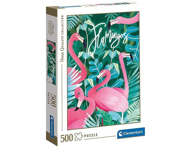 Image of Clementoni Puzzle Flamingos (500Teile)