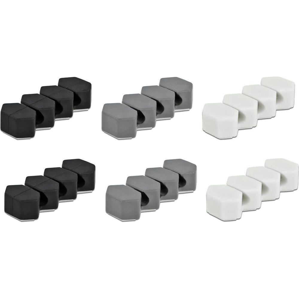 DeLock  Kabelhalter Set, mit Durchführungen Stück 