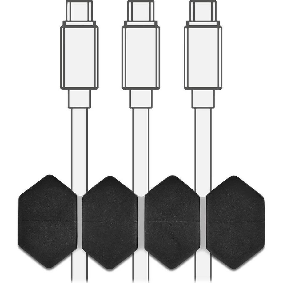 DeLock  Kabelhalter Set, mit Durchführungen Stück 