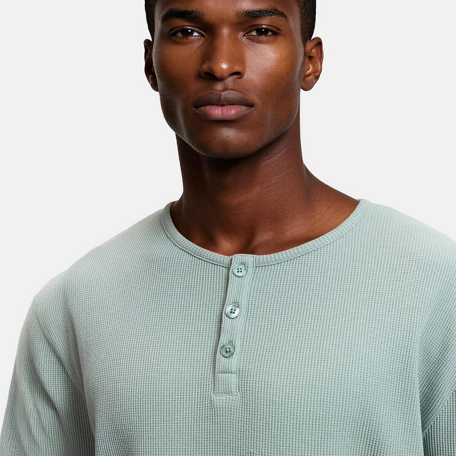 La Redoute Collections Pyjama Henley Manches Longues  