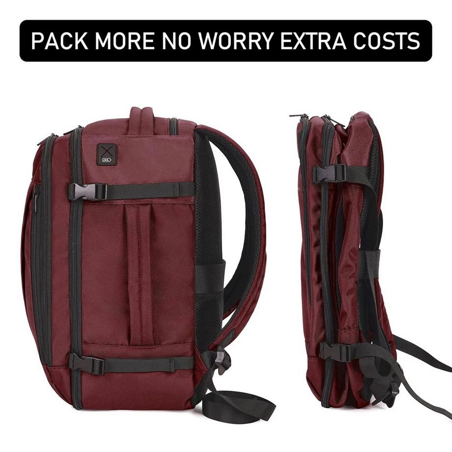 Only-bags.store Zaino da viaggio bagaglio a mano con 13 tasche  