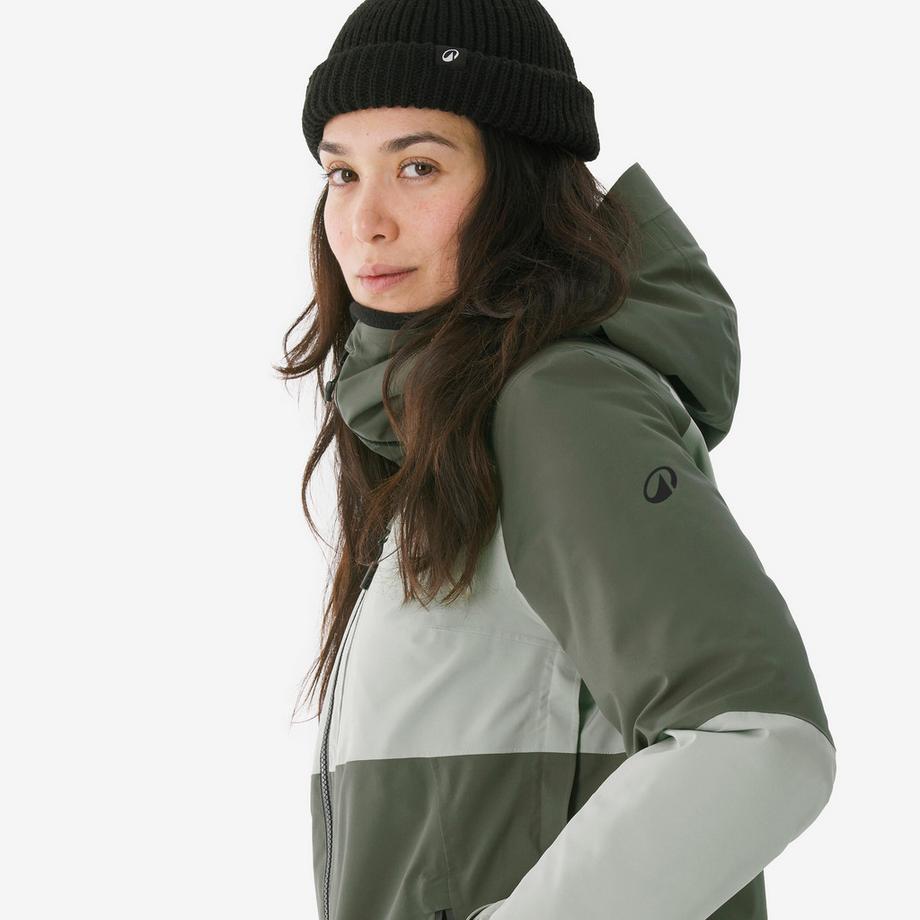 WEDZE Ski- und Snowboardjacke Warm Atmungsaktiv Polyester  