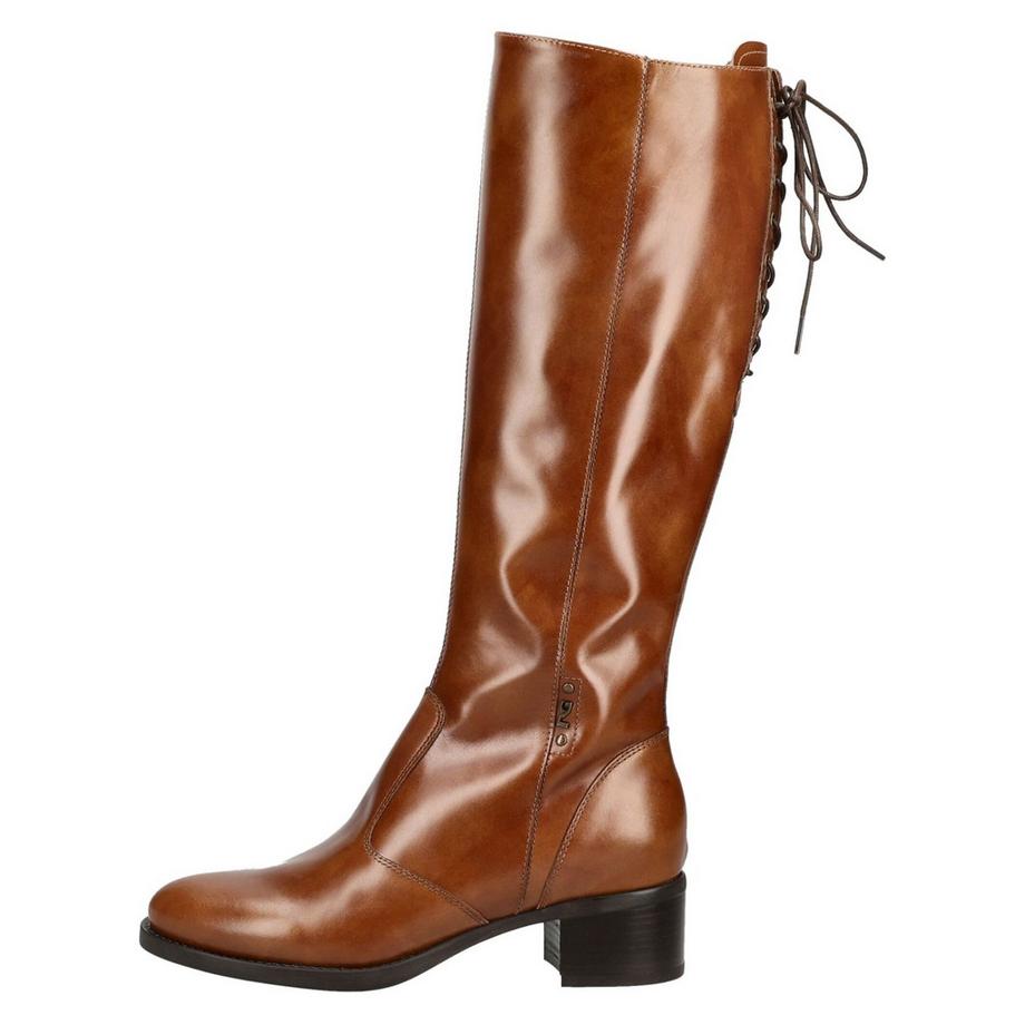 Nero Giardini Hohe Lederstiefel mit Seitenschnürung  