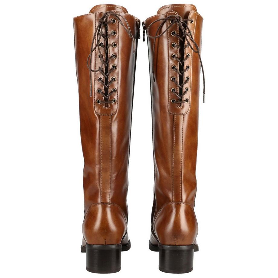 Nero Giardini Hohe Lederstiefel mit Seitenschnürung  