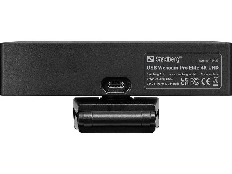 Sandberg  134-28 Webcam 8,3 MP 3840 x 2160 Pixel USB 2.0 Schwarz 