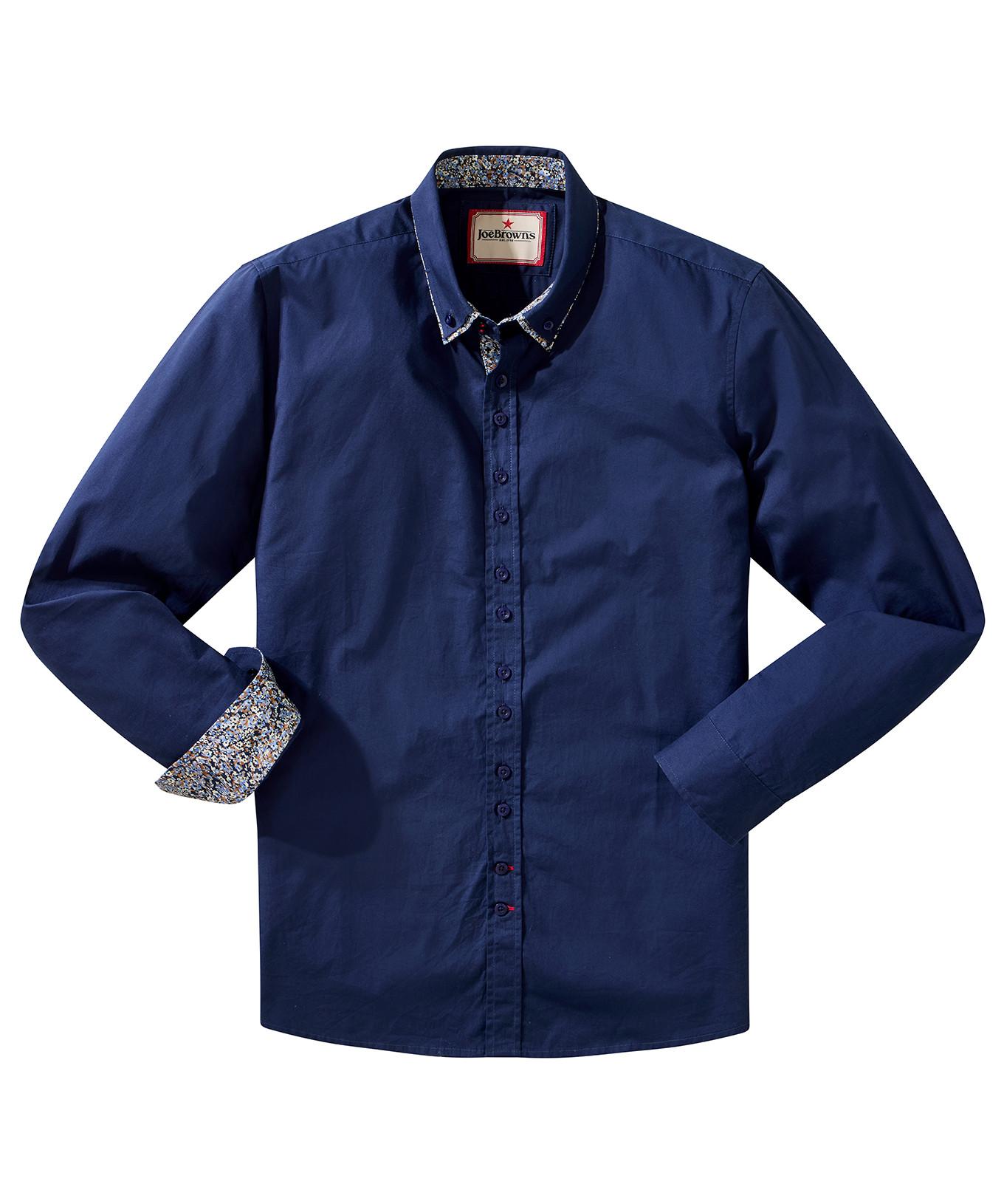 Joe Browns Elegantes Doppelkragen Abendhemd  