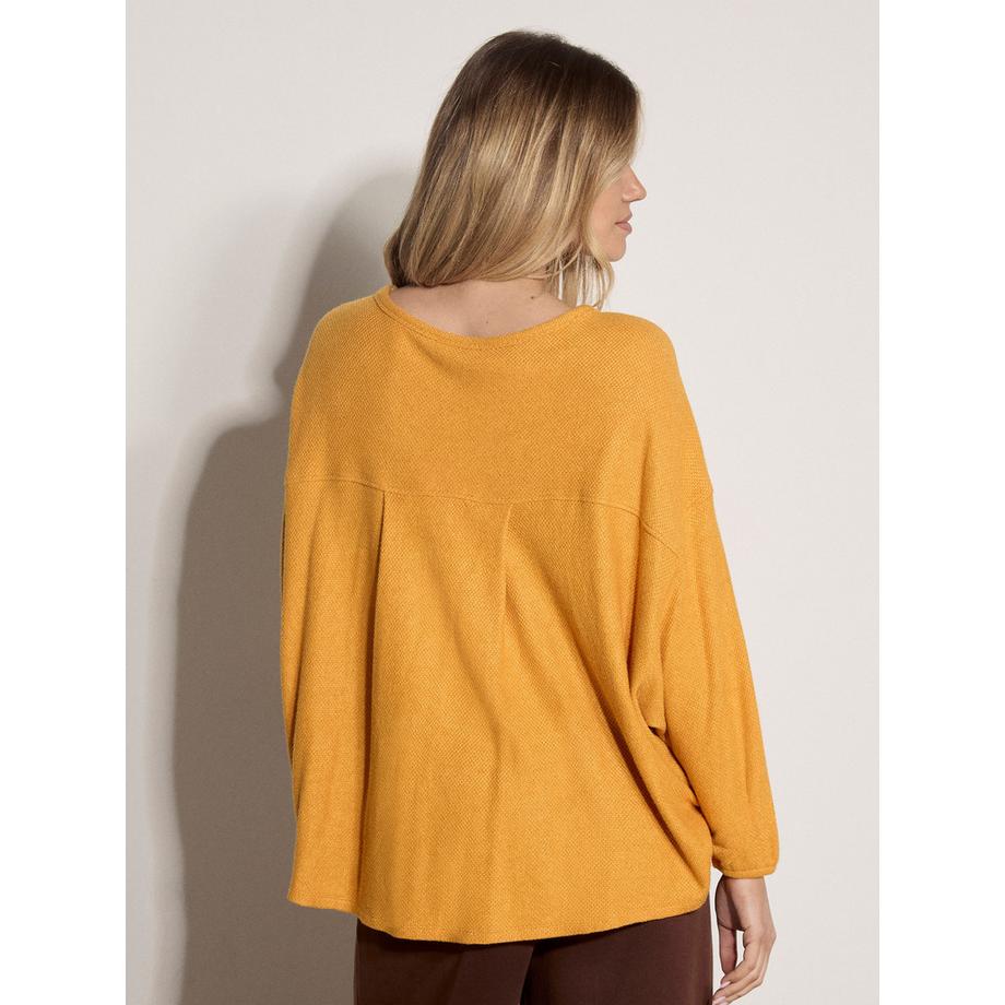 APRICOT Haut oversize en maille nid d’abeille  
