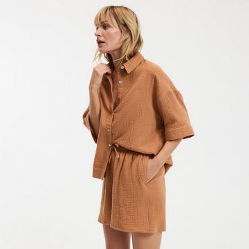 Pyjashort en gaze de coton