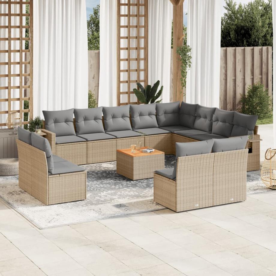 VidaXL Garten sofagarnitur poly-rattan  