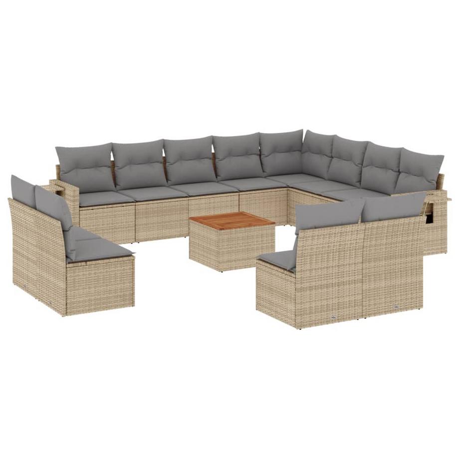 Garten sofagarnitur poly-rattan