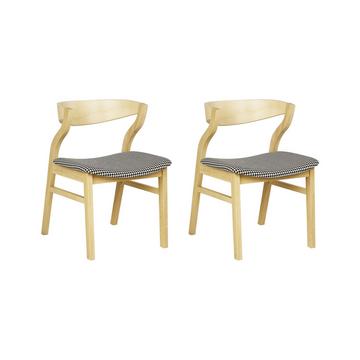 Lot de 2 chaises en Contreplaqué Traditionnel MAROA