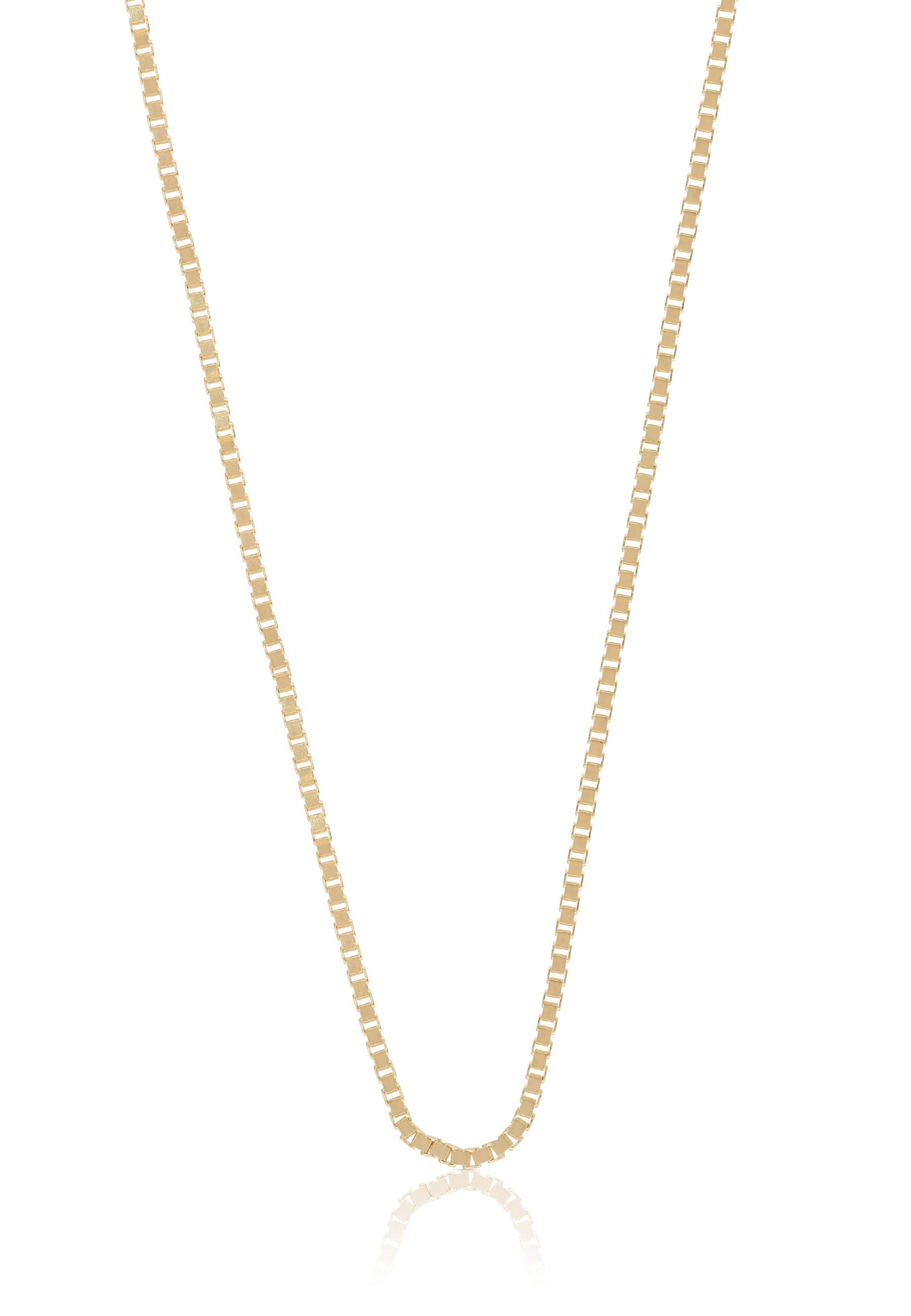 MUAU Schmuck  Collier Venezianer Gelbgold 750, 1.4mm, 50cm 