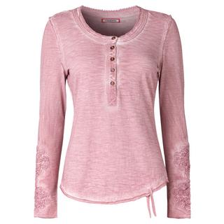 Joe Browns  Henley-Top mit Häkel-Patch 