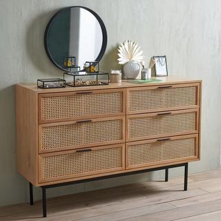 La Redoute Intérieurs Kommode Waska mit 6 Schubladen  