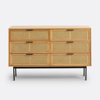 La Redoute Intérieurs Kommode Waska mit 6 Schubladen  