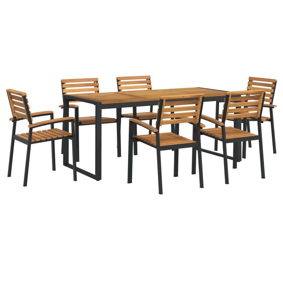 VidaXL Garten essgruppe akazienholz  