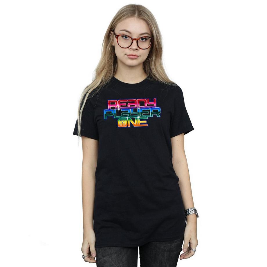 Ready Player One Ready Player One Bedrucktes Boyfriend T-Shirt  