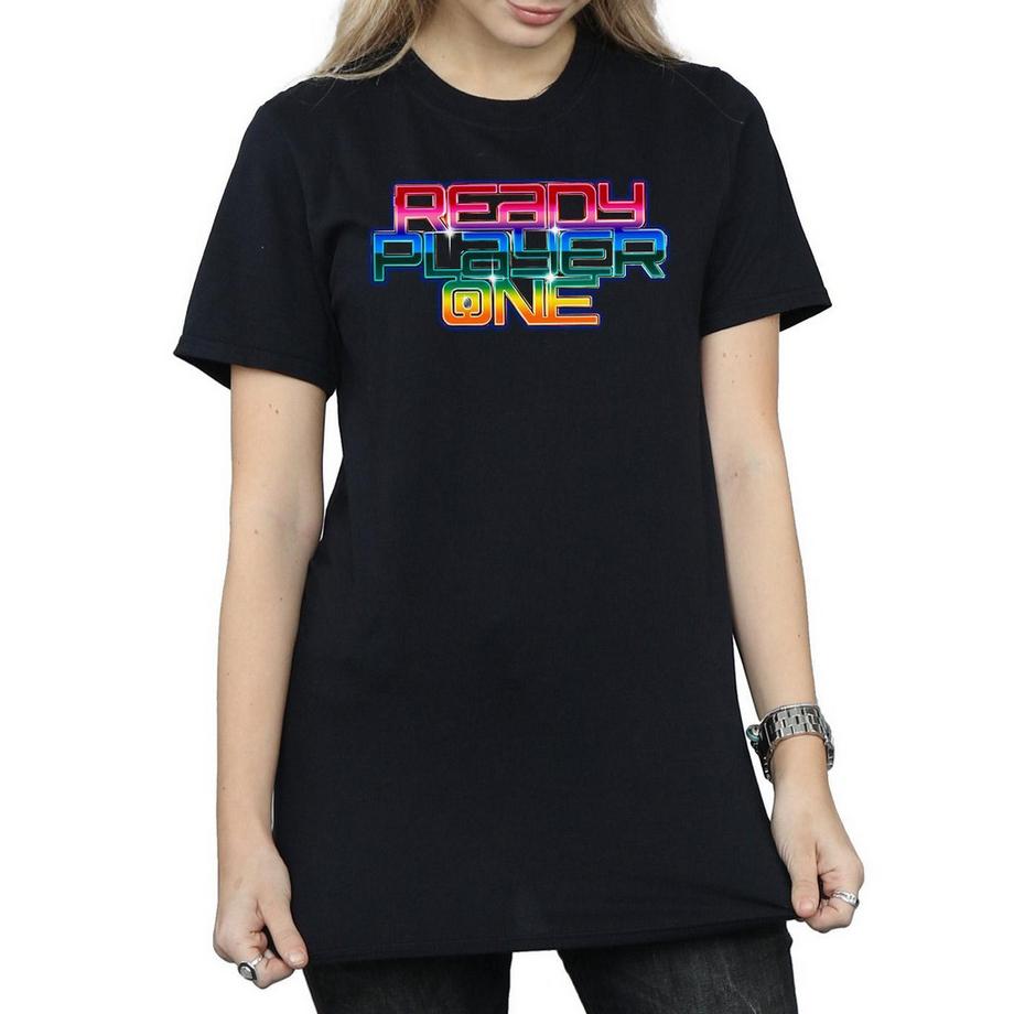 Ready Player One Ready Player One Bedrucktes Boyfriend T-Shirt  